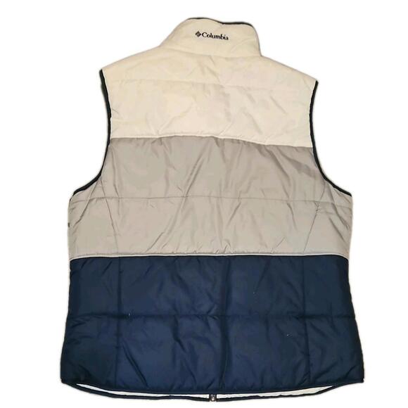 Columbia Unisex Puffer Vest Penn State sz M University Panther Colors - Picture 2 of 4
